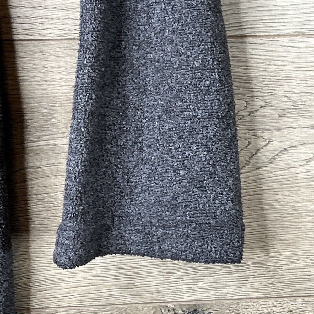 Wooden Dog Terry Sweatshirt Mens Med Grey Terrycloth Hoodie Pullover Sweatshirt - Picture 3 of 14
